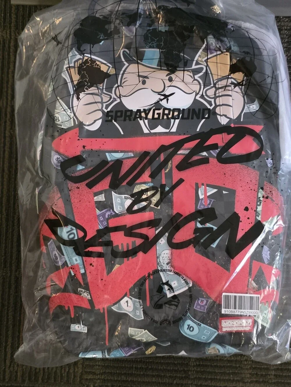 Sprayground Monopoly Time To Go Backpack